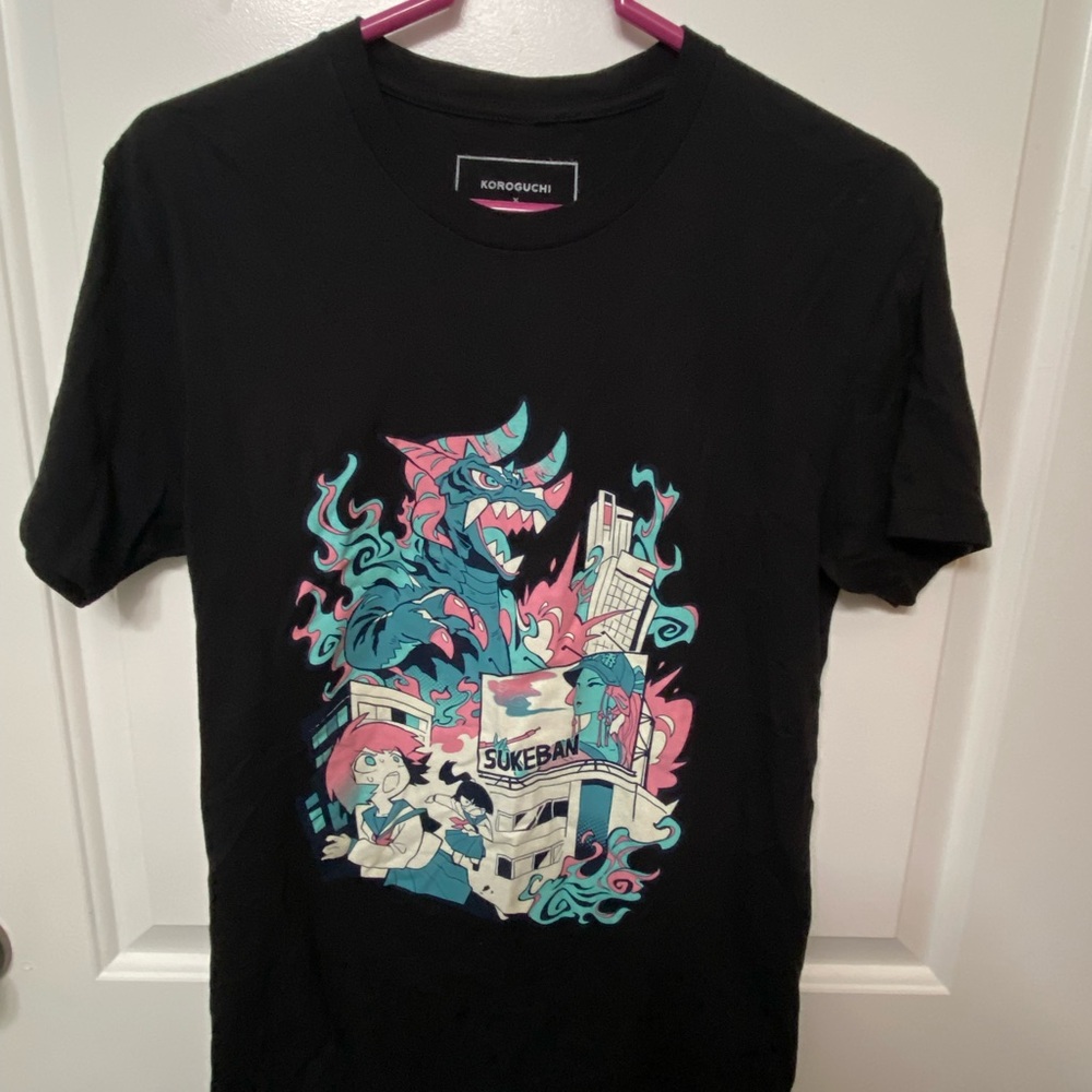 Black Graphic Tee - Short Sleeve